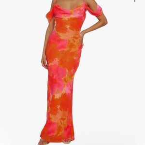 Cold Shoulder Maxi Dress